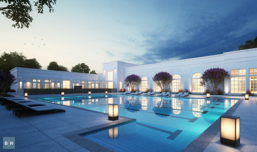take a dip in the jr. Olympic pool at the Walsh community